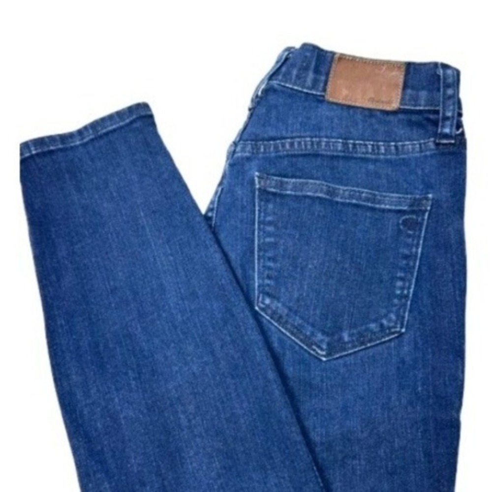 Madewell High Rise Skinny Jeans Dark Wash Blue Denim Womens 26